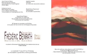 carton d'invitation au vernissage