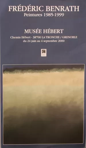 affiche expo Musée Hébert 2000